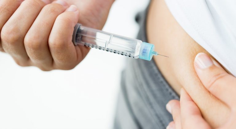 Insulin injection - type 1 diabetes